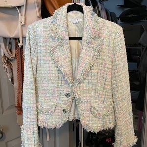 Pastel Tweed Blazer